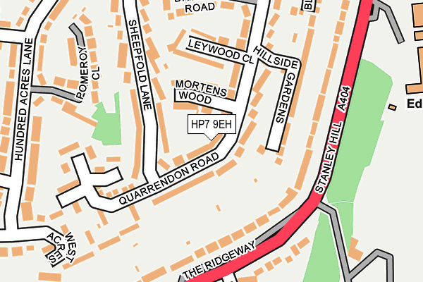 HP7 9EH map - OS OpenMap – Local (Ordnance Survey)