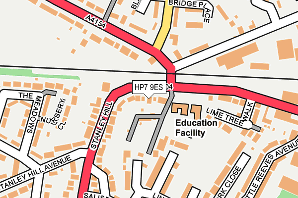 HP7 9ES map - OS OpenMap – Local (Ordnance Survey)