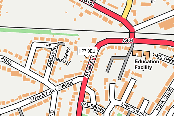 HP7 9EU map - OS OpenMap – Local (Ordnance Survey)