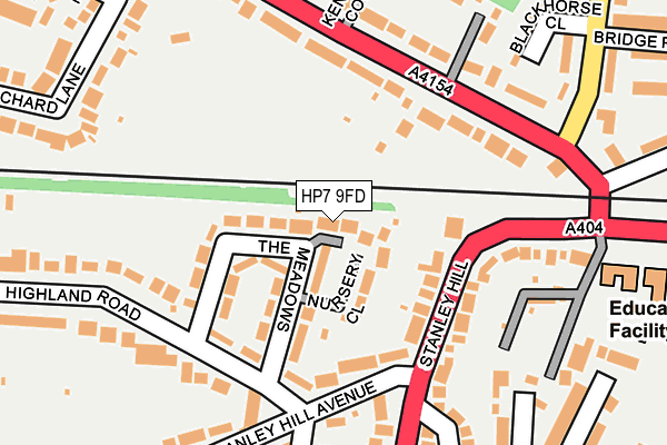 HP7 9FD map - OS OpenMap – Local (Ordnance Survey)