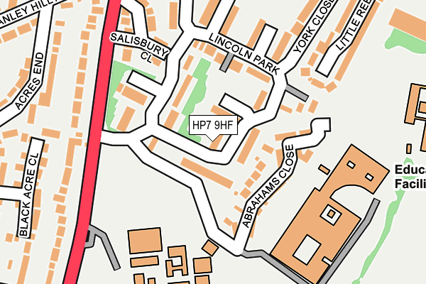 HP7 9HF map - OS OpenMap – Local (Ordnance Survey)