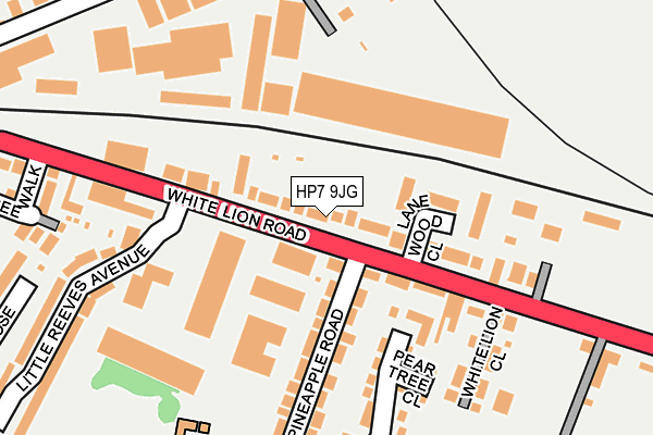 HP7 9JG map - OS OpenMap – Local (Ordnance Survey)