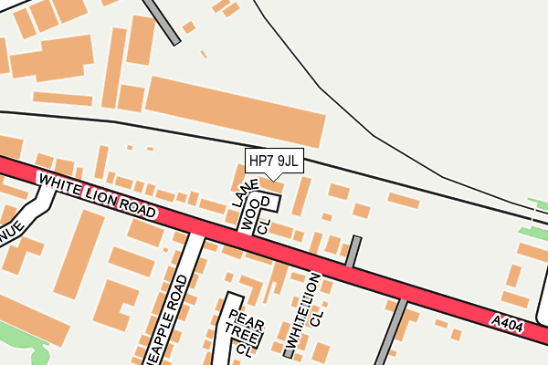 HP7 9JL map - OS OpenMap – Local (Ordnance Survey)