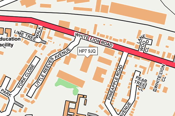 HP7 9JQ map - OS OpenMap – Local (Ordnance Survey)