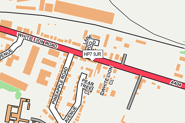 HP7 9JR map - OS OpenMap – Local (Ordnance Survey)