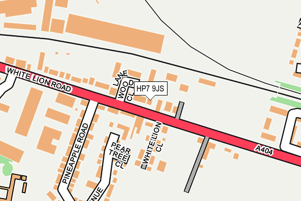 HP7 9JS map - OS OpenMap – Local (Ordnance Survey)