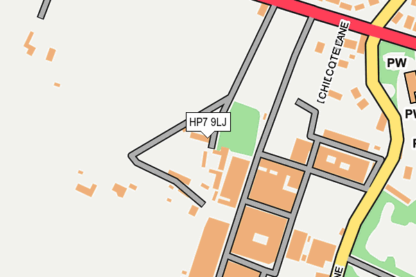 HP7 9LJ map - OS OpenMap – Local (Ordnance Survey)