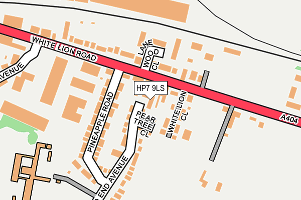 HP7 9LS map - OS OpenMap – Local (Ordnance Survey)