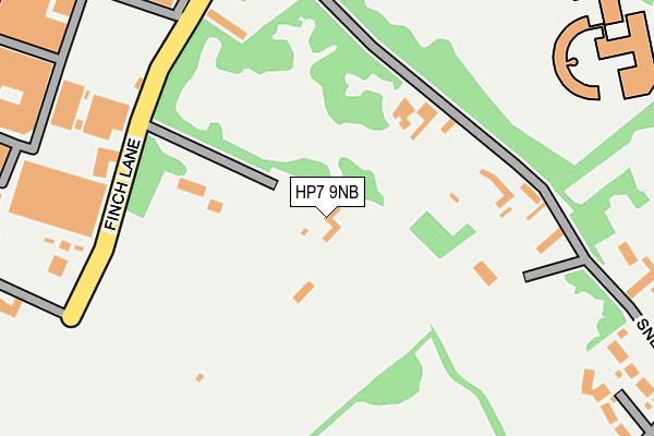 HP7 9NB map - OS OpenMap – Local (Ordnance Survey)