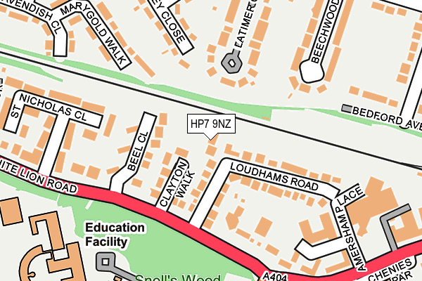 HP7 9NZ map - OS OpenMap – Local (Ordnance Survey)