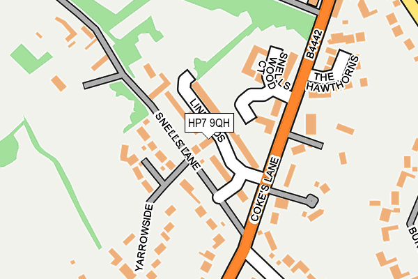 HP7 9QH map - OS OpenMap – Local (Ordnance Survey)