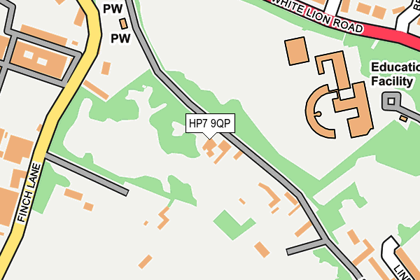 HP7 9QP map - OS OpenMap – Local (Ordnance Survey)