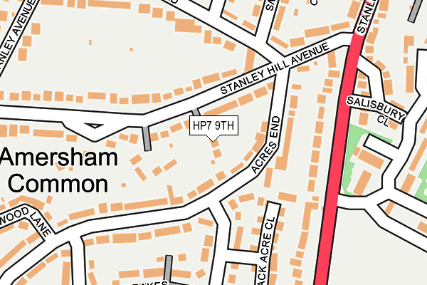 HP7 9TH map - OS OpenMap – Local (Ordnance Survey)
