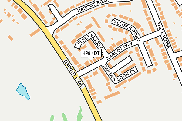 HP8 4DT map - OS OpenMap – Local (Ordnance Survey)