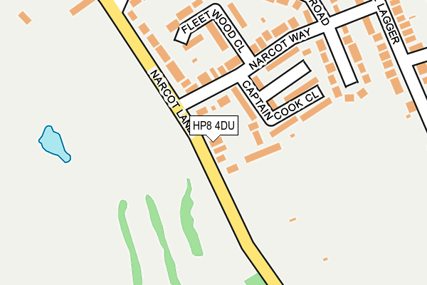 HP8 4DU map - OS OpenMap – Local (Ordnance Survey)