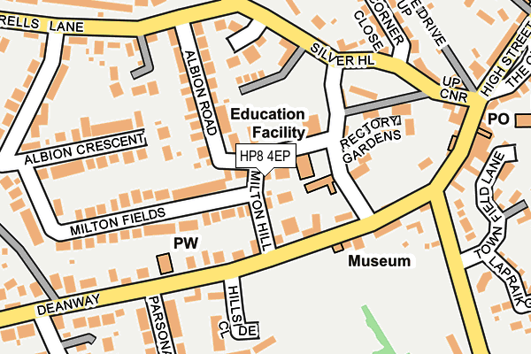 HP8 4EP map - OS OpenMap – Local (Ordnance Survey)