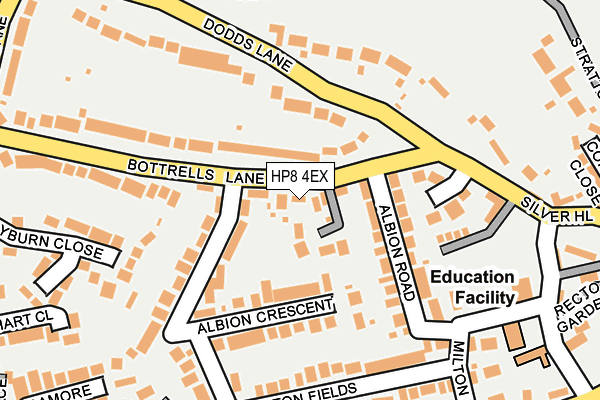 HP8 4EX map - OS OpenMap – Local (Ordnance Survey)