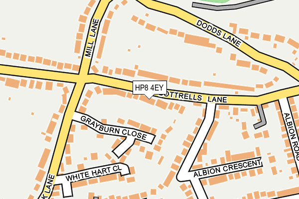 HP8 4EY map - OS OpenMap – Local (Ordnance Survey)