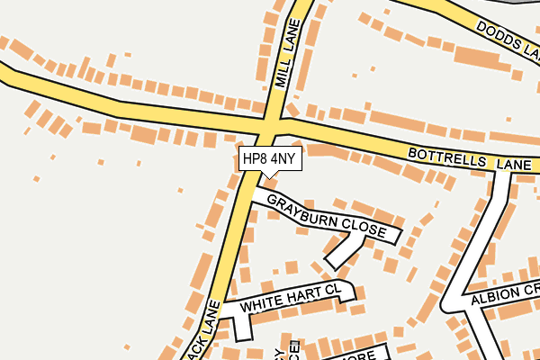 HP8 4NY map - OS OpenMap – Local (Ordnance Survey)