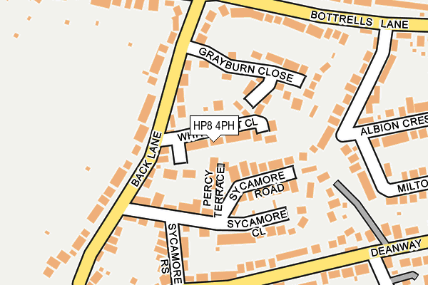 HP8 4PH map - OS OpenMap – Local (Ordnance Survey)