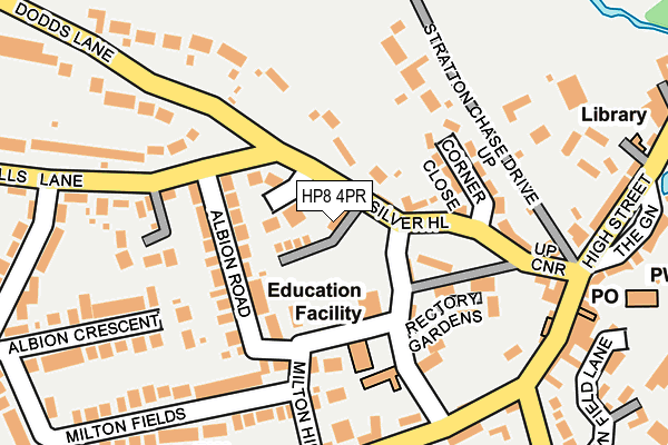 HP8 4PR map - OS OpenMap – Local (Ordnance Survey)