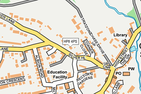 HP8 4PS map - OS OpenMap – Local (Ordnance Survey)