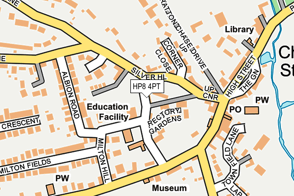 HP8 4PT map - OS OpenMap – Local (Ordnance Survey)