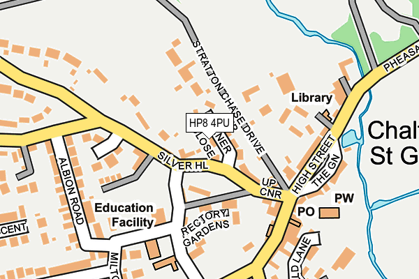 HP8 4PU map - OS OpenMap – Local (Ordnance Survey)