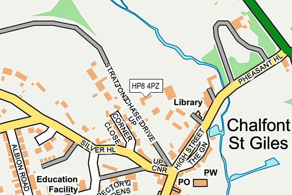 HP8 4PZ map - OS OpenMap – Local (Ordnance Survey)