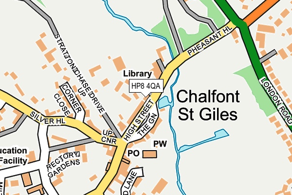 Chalfont St Giles Map Hp8 4Qa Maps, Stats, And Open Data