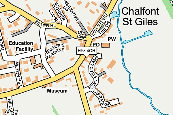 HP8 4QH map - OS OpenMap – Local (Ordnance Survey)