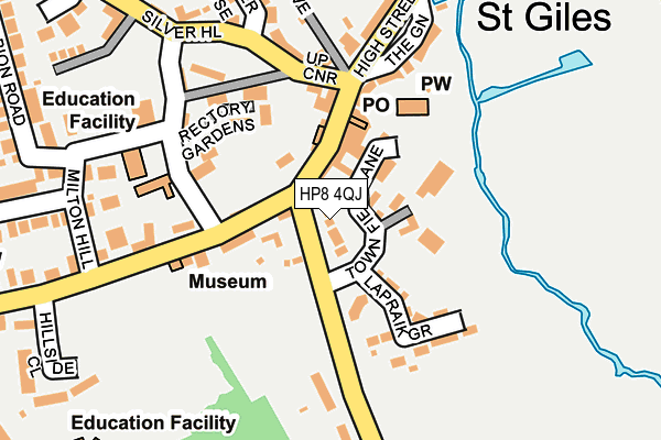 HP8 4QJ map - OS OpenMap – Local (Ordnance Survey)