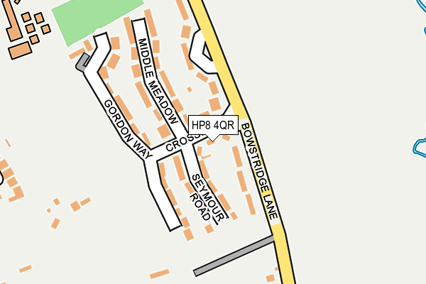 HP8 4QR map - OS OpenMap – Local (Ordnance Survey)