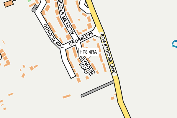 HP8 4RA map - OS OpenMap – Local (Ordnance Survey)