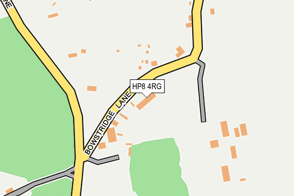 HP8 4RG map - OS OpenMap – Local (Ordnance Survey)