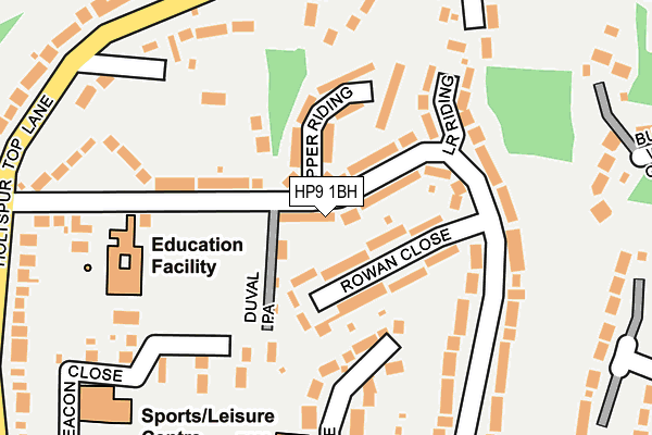 HP9 1BH map - OS OpenMap – Local (Ordnance Survey)