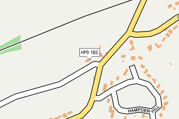 HP9 1BS map - OS OpenMap – Local (Ordnance Survey)