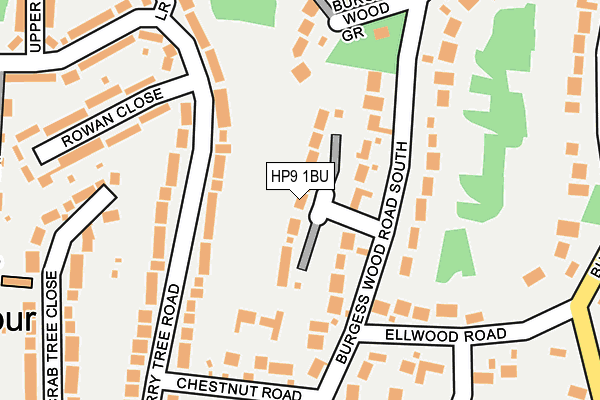HP9 1BU map - OS OpenMap – Local (Ordnance Survey)