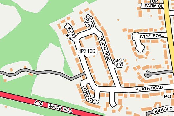 HP9 1DG map - OS OpenMap – Local (Ordnance Survey)