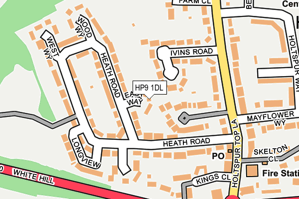 HP9 1DL map - OS OpenMap – Local (Ordnance Survey)