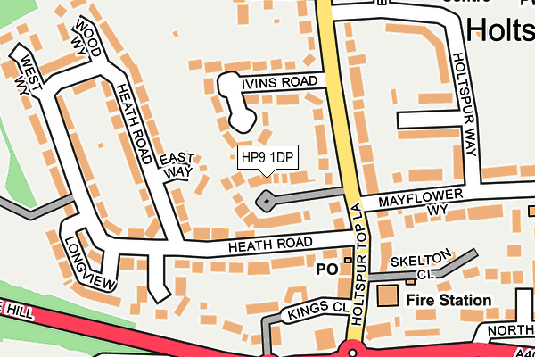 HP9 1DP map - OS OpenMap – Local (Ordnance Survey)