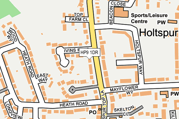 HP9 1DR map - OS OpenMap – Local (Ordnance Survey)