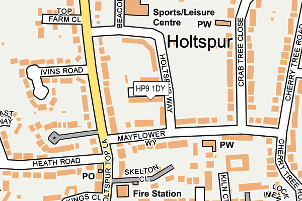 HP9 1DY map - OS OpenMap – Local (Ordnance Survey)