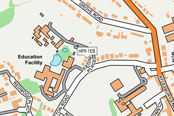 HP9 1EB map - OS OpenMap – Local (Ordnance Survey)