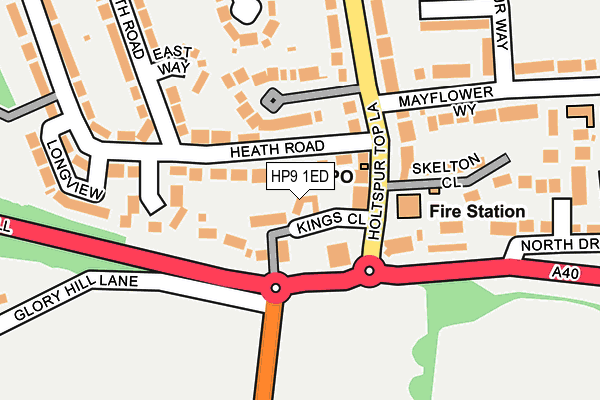 HP9 1ED map - OS OpenMap – Local (Ordnance Survey)