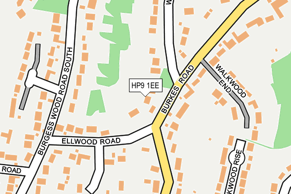 HP9 1EE map - OS OpenMap – Local (Ordnance Survey)