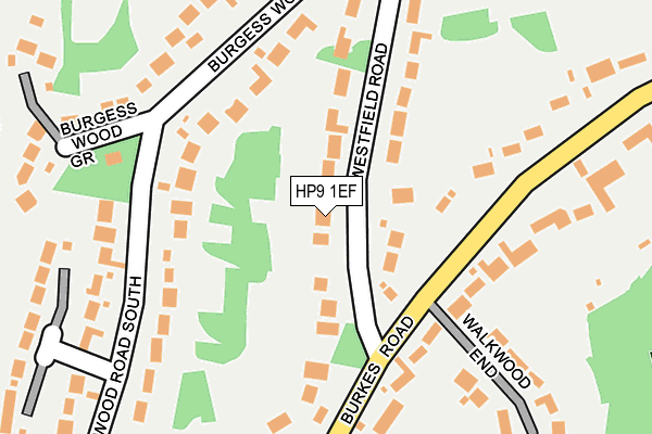HP9 1EF map - OS OpenMap – Local (Ordnance Survey)