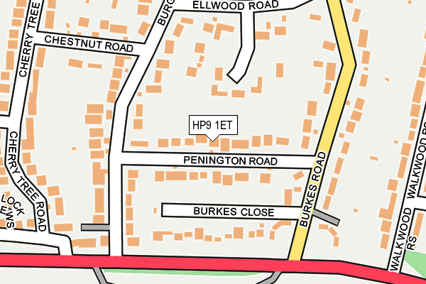 HP9 1ET map - OS OpenMap – Local (Ordnance Survey)