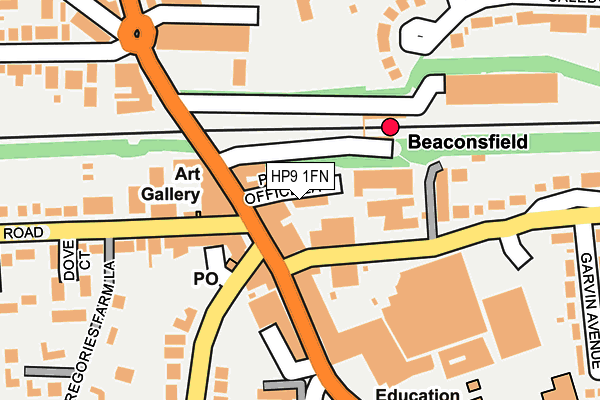 HP9 1FN map - OS OpenMap – Local (Ordnance Survey)