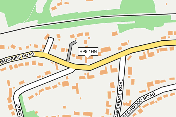HP9 1HN map - OS OpenMap – Local (Ordnance Survey)